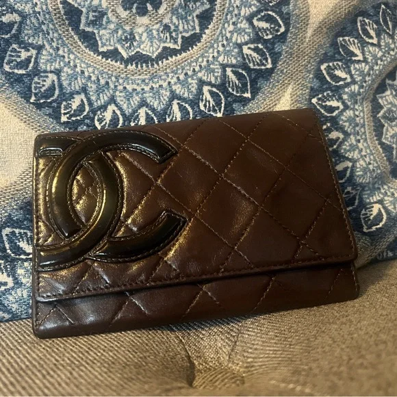 CHANEL Combon Line CC Coco Mark Logo flap wallet - Picture 3 of 10